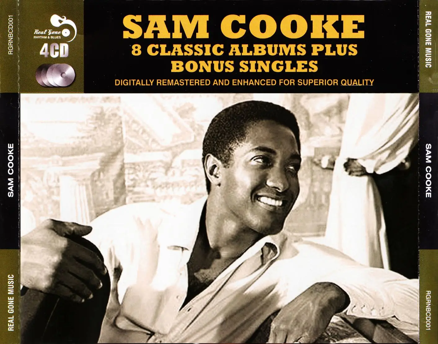 Sam Cooke 8 Classic Albums Plus Bonus Singles 2013 {4cd Box Set Real Gone Music Rgrnbcd01