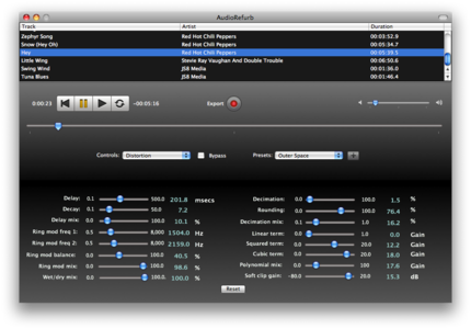 AudioRefurb v3.92 Mac OS X