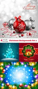 Vectors - Christmas Backgrounds Set 2