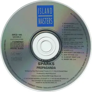 Sparks - Propaganda (1974, reissue 1994)