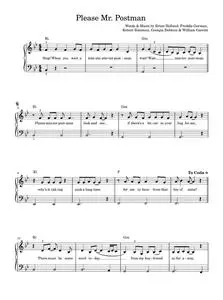 Please Mr. Postman - The Marvelettes (Easy Piano)