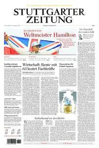 Stuttgarter Zeitung Stadtausgabe (Lokalteil Stuttgart Innenstadt) - 30. Oktober 2017