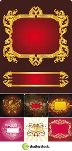 SS Ornate Background Shield
