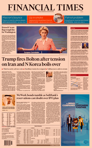 Financial Times Europe – 11 September 2019