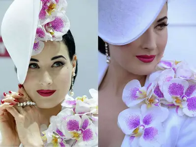 Dita Von Teese - Myer marquee during Melbourne Cup Day at Flemington Racecourse, November 5, 2013