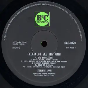Steeleye Span - Please To See The King (B&C 1971) 24-bit/96kHz Vinyl Rip
