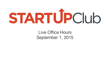 Eben Pagan, Lou D'Alo - Startup Club