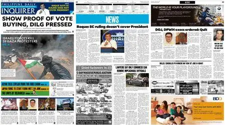 Philippine Daily Inquirer – May 16, 2018