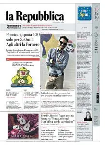 la Repubblica - 15 Dicembre 2018