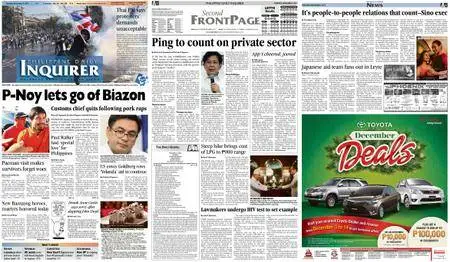 Philippine Daily Inquirer – December 03, 2013
