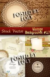 Vintage backgrounds #17 - Stock Vector