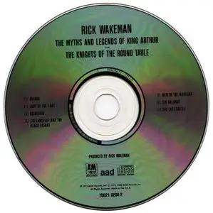 Rick Wakeman - The Myths and Legends of King Arthur and the Knights of the Round Table (1975) [1988 USA Original, A&M]