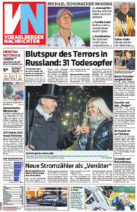 Vorarlberger Nachrichten 31. Dezember 2013