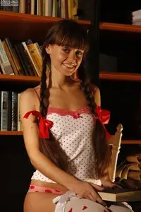 Veronika in Library