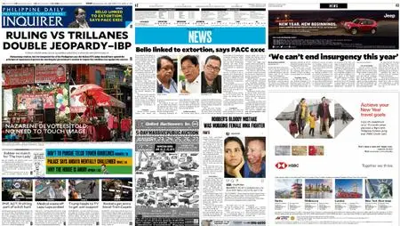 Philippine Daily Inquirer – January 09, 2019