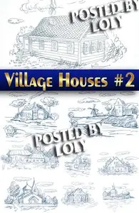 Village House #2 - Stock Vector