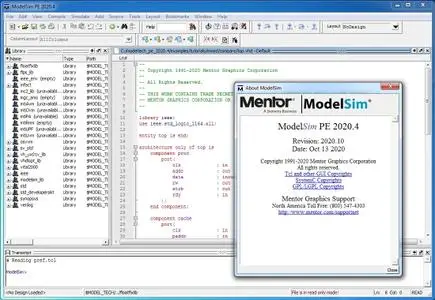 Mentor Graphics ModelSim 2020.4