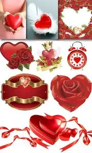 Heart - a large collection of raster Clipart
