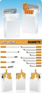Stock Vector - Cigarette