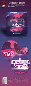 GraphicRiver Facebook Party Time Flyer