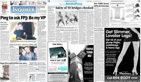 Philippine Daily Inquirer – March 15, 2004