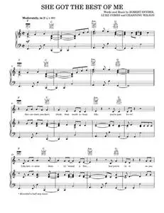 She got the best of me - Luke Combs (Piano-Vocal-Guitar)