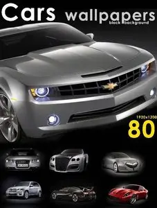 Cars on black background Wallpapers