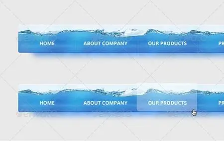 GraphicRiver Awesome Water Menu