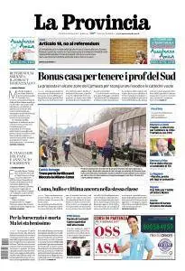 La Provincia di Como - 12 Gennaio 2017