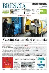 Corriere della Sera Brescia – 31 dicembre 2020
