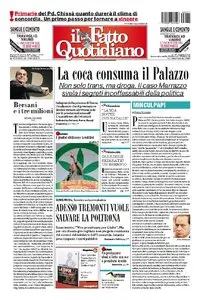 Il Fatto Quotidiano 27 Ottobre 2009
