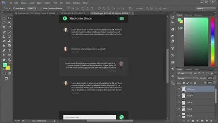 Mobile App Design and Prototyping in Photoshop and After Effects [repost]