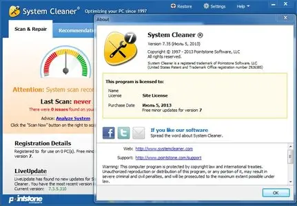 Pointstone System Cleaner 7.3.5.310
