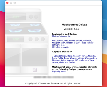 MacGourmet Deluxe 4.3.0 macOS