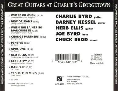Barney Kessel, Herb Ellis, Charlie Byrd - Great Guitars: Live (2CD) (2001) Re-Up