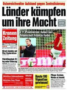 Kronen Zeitung Tirol - 15. November 2017