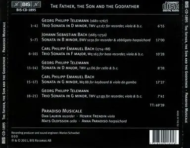 Paradiso Musicale - The Father, the Son & the Godfather: Telemann, J.S. Bach, C.P.E. Bach (2011)