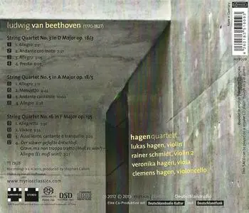 Hagen Quartett - Beethoven: String Quartets Nos. 3, 5 & 16 (2013)