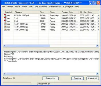 Traction Software Batch Photo Processor v1.13