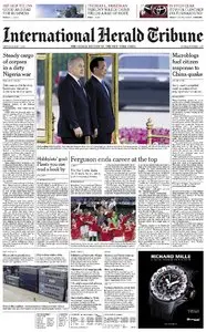 International Herald Tribune Asia from Thursday, 09. May 2013