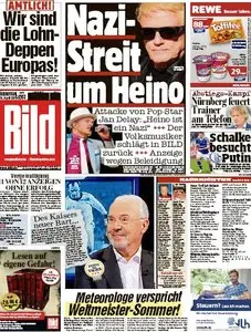 Bild Zeitung vom 24 April 2014