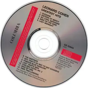 Leonard Cohen - Greatest Hits (1975)