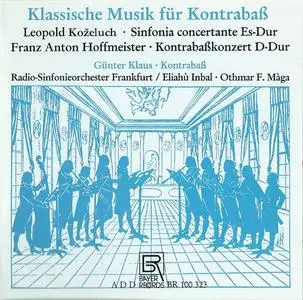 Günter Klaus - Koželuch, Hoffmeister: Concertante Works for Double bass (2000)