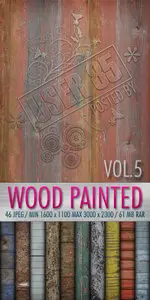 Wood Painted Textures #5