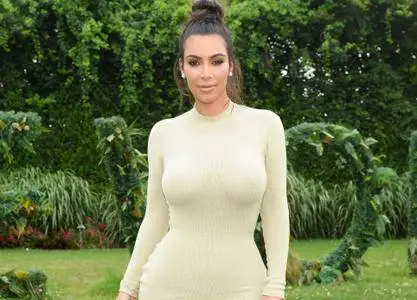 Kim Kardashian at the Revolve Clothing Hampton House Summer Party on July 16, 2016
