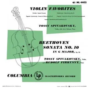 Rudolf Firkusny - Kreisler, Tchaikovsky, Paganini, Sarasate & Beethoven: Violin Sonata No. 10 in G Major, Op. 96 (2019)