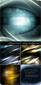 Abstract dark shiny background