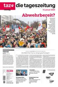 taz die tageszeitung  - 15 Januar 2024