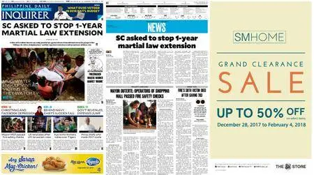 Philippine Daily Inquirer – December 28, 2017