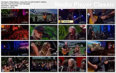 Willie Nelson - Farm Aid Live (2014) [HDTV]